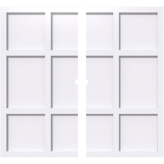 28"OD x 1"ID x 9 3/4"C x 1"P Rubik Architectural Grade PVC Contemporary Ceiling Medallion, Two Piece