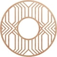 thumbnail image 1 of 28"OD x 10 1/4"ID x 1/4"T Empire Wood Fretwork Pierced Ceiling Medallion, Cherry, 1 of 3
