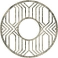 thumbnail image 1 of 28"OD x 10 1/4"ID x 3/4"P Empire Architectural Grade PVC Pierced Ceiling Medallion, Antiqued Warm Silver, 1 of 10