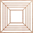 thumbnail image 1 of 28"OD x 10 1/4"ID x 3/8"T Raven Wood Fretwork Pierced Ceiling Medallion, Cherry, 1 of 3