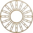 thumbnail image 1 of 28"OD x 10 1/8"ID x 1/4"T Hale Wood Fretwork Pierced Ceiling Medallion, Birch, 1 of 3
