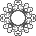 thumbnail image 1 of 28"OD x 10 3/4"ID x 3/4"P Reims Architectural Grade PVC Pierced Ceiling Medallion, Nickel, 1 of 10