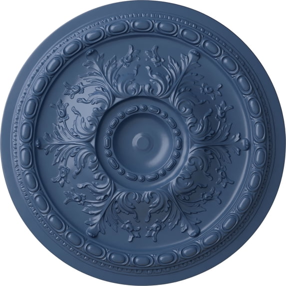 28"OD x 2 3/4"P Stockport Ceiling Medallion (Fits Canopies up to 6 1/4"), Hand-Painted Americana