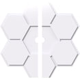 thumbnail image 1 of 28"OD x 2"ID x 9 3/4"C x 1"P Daisy Architectural Grade PVC Contemporary Ceiling Medallion, Two Piece, 1 of 11