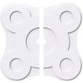 thumbnail image 1 of 28"OD x 2"ID x 9 3/4"C x 1"P Luna Architectural Grade PVC Contemporary Ceiling Medallion, Two Piece, 1 of 11