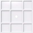 thumbnail image 1 of 28"OD x 2"ID x 9 3/4"C x 1"P Rubik Architectural Grade PVC Contemporary Ceiling Medallion, 1 of 11