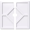 thumbnail image 1 of 28"OD x 3"ID x 9 3/4"C x 1"P Embry Architectural Grade PVC Contemporary Ceiling Medallion, Two Piece, 1 of 4