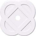 thumbnail image 1 of 28"OD x 4"ID x 11 1/4"C x 1"P Charlotte Architectural Grade PVC Contemporary Ceiling Medallion, 1 of 11
