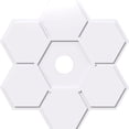 thumbnail image 1 of 28"OD x 4"ID x 9 3/4"C x 1"P Daisy Architectural Grade PVC Contemporary Ceiling Medallion, 1 of 11
