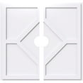 thumbnail image 1 of 28"OD x 4"ID x 9 3/4"C x 1"P Embry Architectural Grade PVC Contemporary Ceiling Medallion, Two Piece, 1 of 11