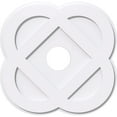 thumbnail image 1 of 28"OD x 6"ID x 11 1/4"C x 1"P Charlotte Architectural Grade PVC Contemporary Ceiling Medallion, 1 of 11