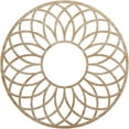 thumbnail image 1 of 28"OD x 9 5/8"ID x 1/4"T Cannes Wood Fretwork Pierced Ceiling Medallion, Red Oak, 1 of 3