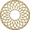 thumbnail image 1 of 28"OD x 9 5/8"ID x 3/4"P Cannes Architectural Grade PVC Pierced Ceiling Medallion, Gold, 1 of 6