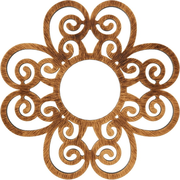28"OD x 9 5/8"ID x 3/4"P Cohen Architectural Grade PVC Pierced Ceiling Medallion, Antiqued Copper