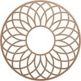 thumbnail image 1 of 28"OD x 9 5/8"ID x 3/8"T Cannes Wood Fretwork Pierced Ceiling Medallion, Wood (Paint Grade), 1 of 3