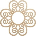 thumbnail image 1 of 28"OD x 9 5/8"ID x 3/8"T Cohen Wood Fretwork Pierced Ceiling Medallion, Alder, 1 of 3