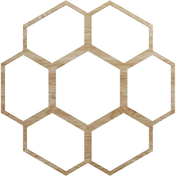 28"OD x 9 7/8"ID x 3/8"T Florin Wood Fretwork Pierced Ceiling Medallion, Red Oak