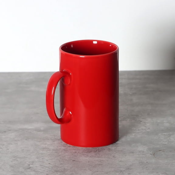 28 OZ Extra Large Ceramic Coffee Mug, Super Big Tea Cup with Handle for Office and Home, Red