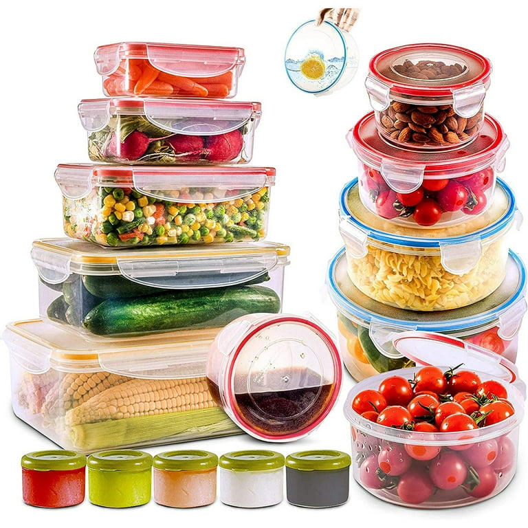 Large Food Storage Containers Airtight Leak Proof Food Containers with Lids  for Lunch Leftover Storage Bowl Dropship - AliExpress