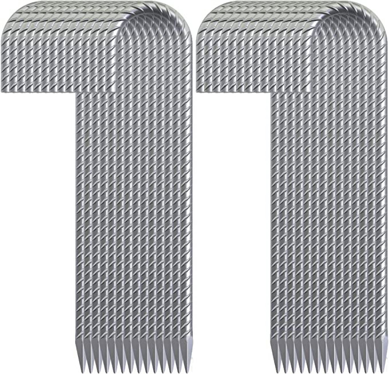 28 Pack 16" Galvanized Rebar Stakes Heavy Duty J Hook Ground Anchors