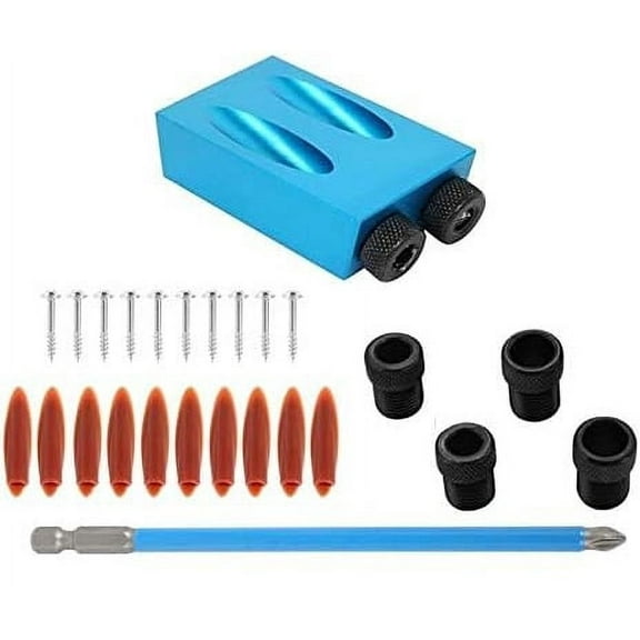 28 Pack Pocket Hole Screw Jig Dowel Drill Joinery Kit Carpenters Wood Woodwork Guides Joint Angle Tool Carpentry Locator Craft