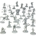 thumbnail image 1 of 28 Paintable Fantasy Mini Figures- All Unique Designs- 1" Hex-Sized Compatible with DND Dungeons and Dragons & Pathfinder and RPG Tabletop Games- Features Goblins, Orcs, Gnolls, Skeletons & More, 1 of 6