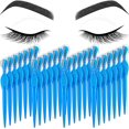 thumbnail image 1 of 28 Pcs Eyebrow Razor Knife Shaver Trimmer Shaver Multipurpose Exfoliating Tool Facial Hair Removal for Women Valentine Gift Giving(Blue), 1 of 5