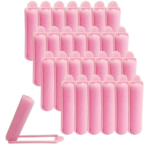 28 Pcs Foam Sponge Hair Rollers,Foam Rollers Hair,Soft Sleeping Curlers,Flexible Sponge Curler for Women Girls,Hairdressing Styling(Random Color,0.6 inch)