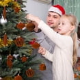thumbnail image 1 of 28 Pcs White Velvet Christmas Ornaments Set, Flocked Shatterproof Decorative Hanging Balls and Assorted Shapes, Elegant Holiday Baubles for Christmas Tree, Party and Home Decorations, 1 of 7
