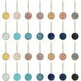 thumbnail image 1 of 28 Pcs Zipper Pull Charms Zipper Pulls Replacement Charms Colorful Iron Key Clasp Zipper Pull Pendants Removable Flat, 1 of 9