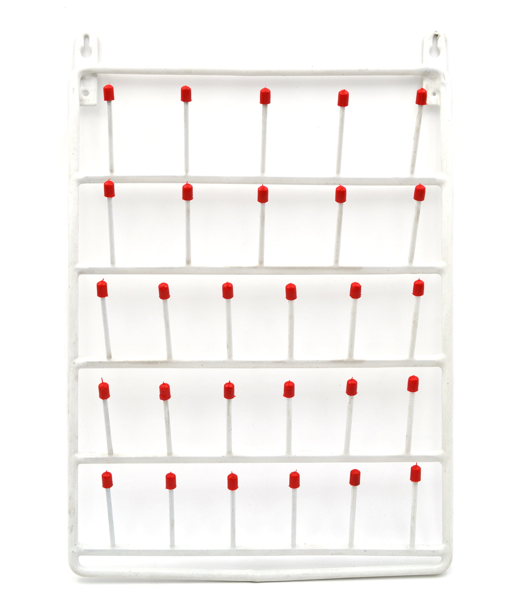 Probe Rack Wall 28 Peg Wall Mounted Laboratory Draining Rack - Eisco Labs - Walmart.com
