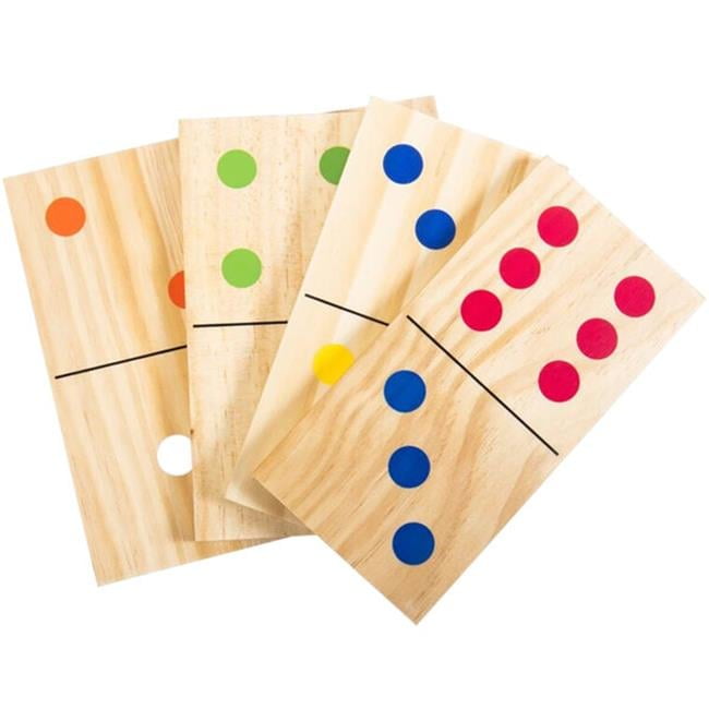 28 Piece Triumph Wood Lawn Domino Set