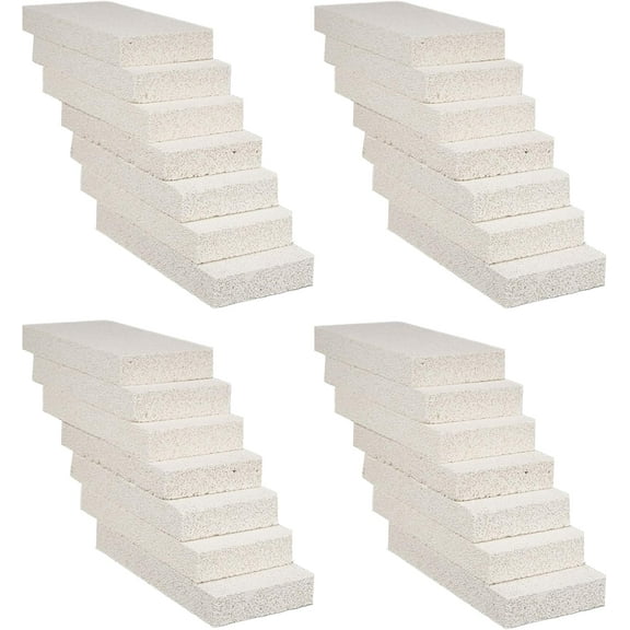28 Pieces Insulating Fire Brick for Ovens, Kilns, Blacksmith, Fireplaces, Forges 9" x 4.5" x 1.25" 2300F Rated Insulating Fire Bricks