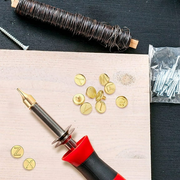 28 Pieces of Wooden Burning Tip Letters Wooden Burning Tools Personalized Sets,Used for Carving Craft Wood Burning DIY