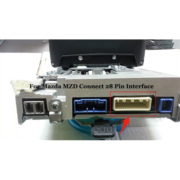 28 Pin Car Reversing Camera Connection Cable For Mazda 2 3 6 CX-5 Demio ...