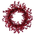 thumbnail image 1 of 28" Red Deluxe Mixed Berry Wreath, 1 of 2
