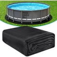 thumbnail image 1 of 28' Round Thicker Heavy Duty Pool Liner Pad for Above Ground Pool, Pool Padding Underlayment for Pool Bottom, Protects Your Pool Prevents Punctures Weed Barrier Comfortable underfoot, 1 of 7