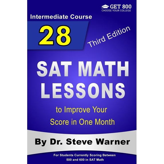 28 SAT Math Lessons to Improve Your Score in One Month - Intermediate ...