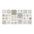 thumbnail image 1 of 28 Sheet Peel and Stick Backsplash Mosaic Stick on Tiles Backsplash for Kitchen Waterproof Peel and Stick Wall Tiles for Bathroom Laundry Room Cabinet Shower 4"/6"/8" White, 1 of 8