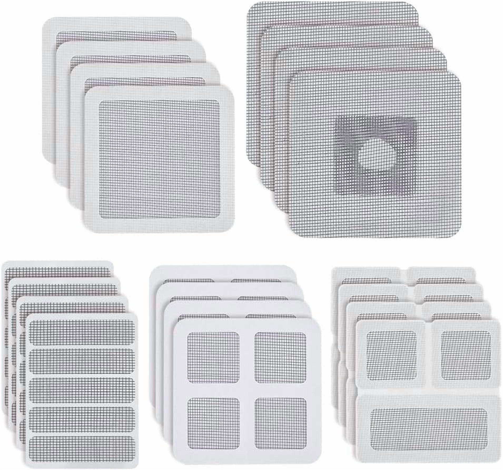 Window Net Kits 28 Sheet Window Screen Repair Kit 4 Sizes Self-Adhesive Screen Door ...