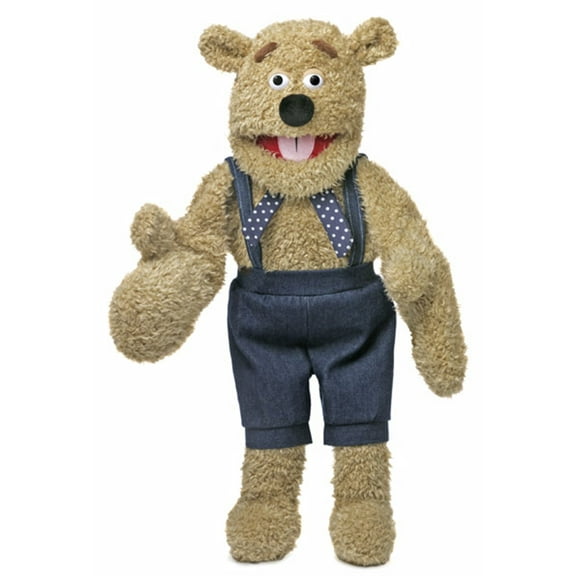 28" Silly Bear w/ Mitten Hands, Ventriloquist Style, Animal Puppet