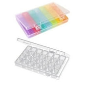 ANANJING Designice 28 Slot Adjustable Jewelry Ring Display Organizer Box Tray Holder Earring Storage Case