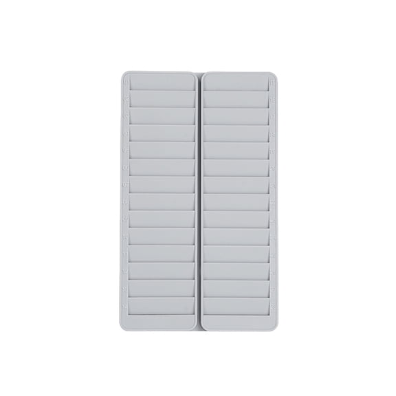 28 Slot Time Card Holder,TTOOGO Wall Mounted Time Card Rack PP Card Organizer for Employee Attendance Cards Business Cards Office Factory Warehouse