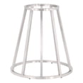 thumbnail image 1 of 28 Stainless Steel Turino Round Dining Table Base (Base Only), 1 of 17