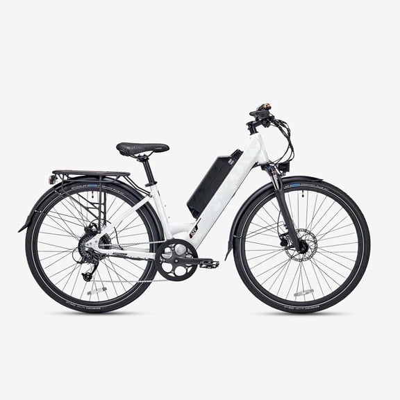 28" Step-Through Electric Bike for Adults, 750W Bafang Motor, 52V 15.6Ah Battery, Professional Torque Sensor, 28MPH & 65 Miles Range, Shimano 9-Speed, Hydraulic Disc Brakes, Fully Equipped