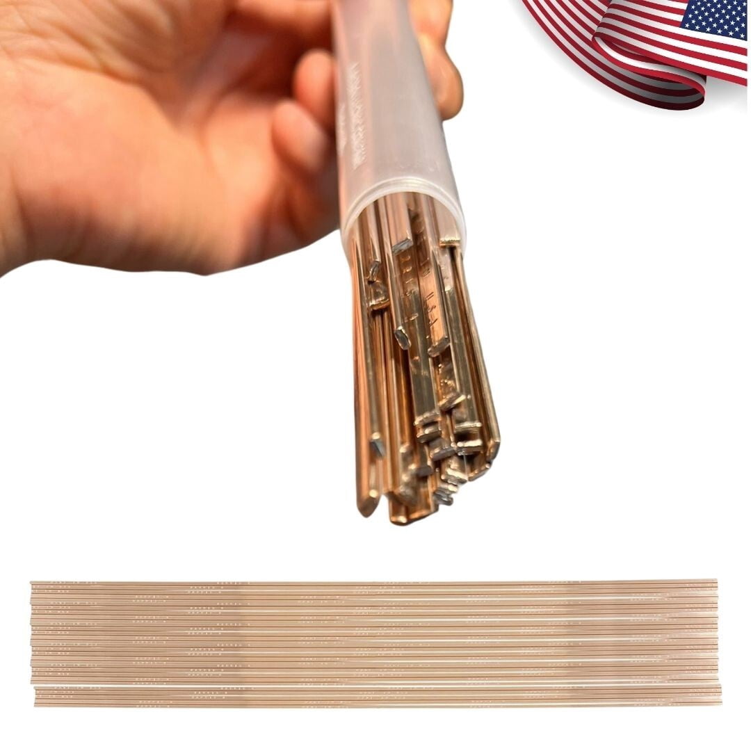 28 Sticks Premium 0 Silver PhosCopper Brazing Alloy, Suitable for Most Copper
