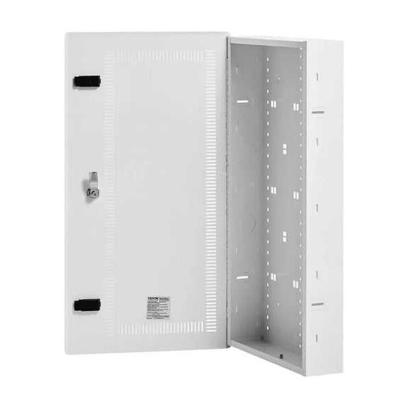 28" Structured Media Center Enclosure w/ Vented Hinged Door Cable Management