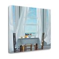 thumbnail image 1 of 28" Teatime by the Seaside Print on Gallery Wrap Canvas Wall Art, 1 of 1