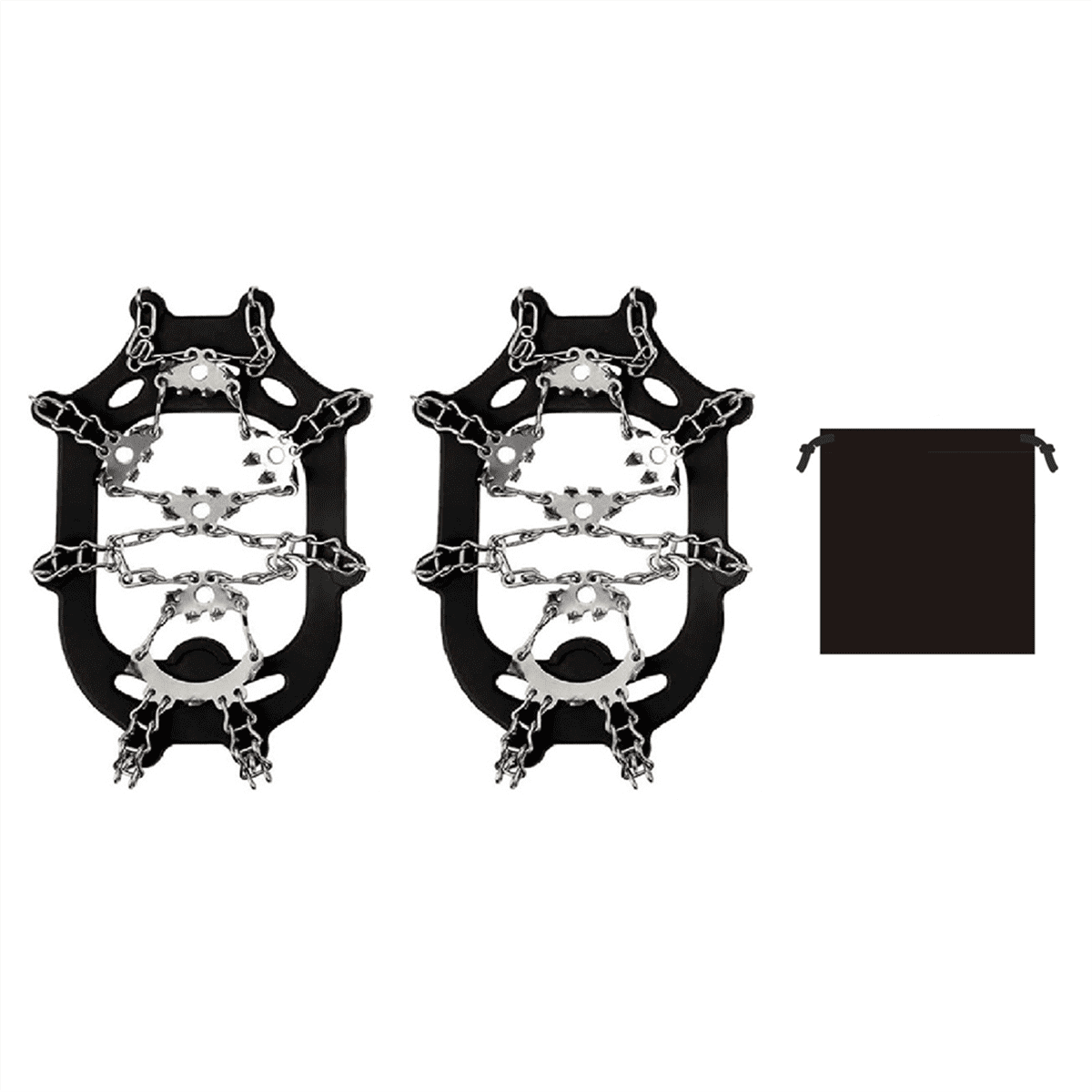 28-Tooth 201 Stainless Steel Outdoor Ice and Snow Anti-Skid Claws ...
