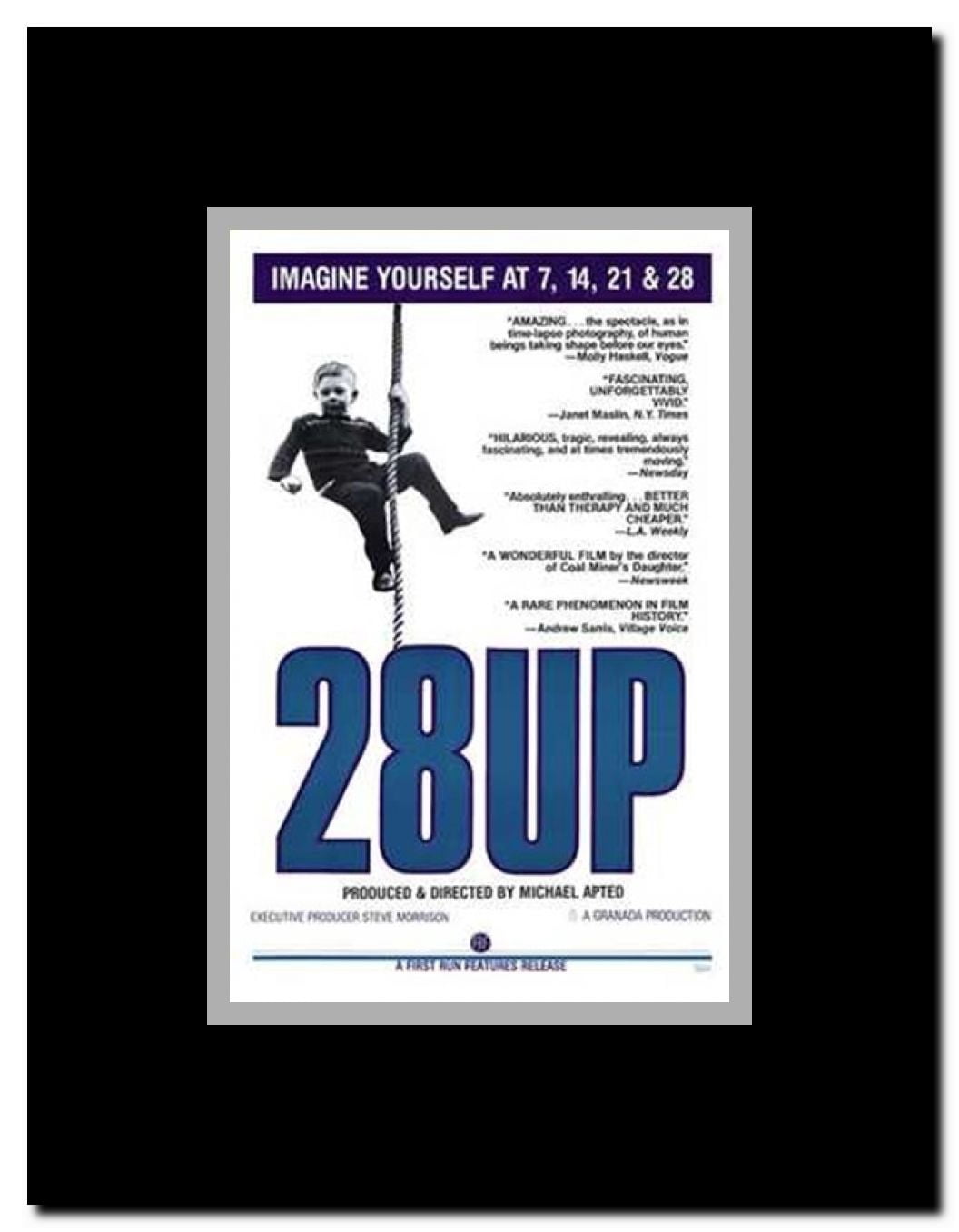 28 Up Framed Movie Poster